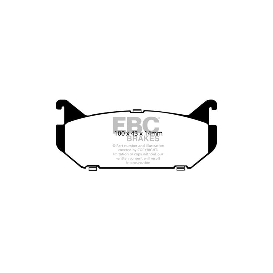 EBC PD11KR562 Ford Mazda Greenstuff Rear Brake Pad & GD Disc Kit 2 | Duco Car Parts UK Car Parts