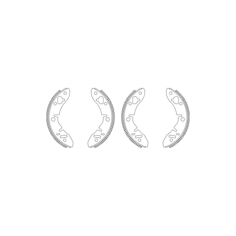 Hella 8DB 355 003-101 Brake Set, Drum Brakes