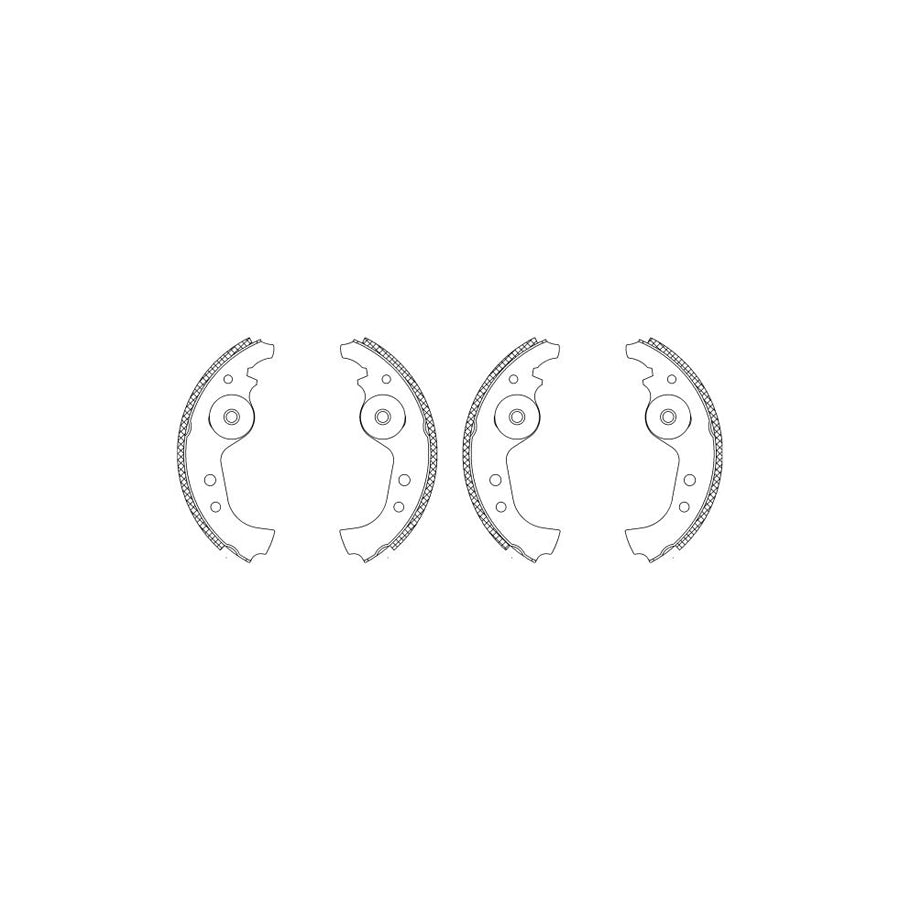 Hella 8DB 355 003-091 Brake Set, Drum Brakes