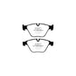 EBC PDKF2320 BMW F10 F11 Ultimax Front Brake Pad & Plain Disc Kit - TRW Caliper 2 | Duco Car Parts UK Car Parts