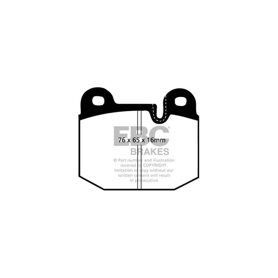 EBC PDKF232 BMW E21 Ultimax Front Brake Pad & Plain Disc Kit 2 | Duco Car Parts UK Car Parts