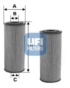 UFI 25.133.00 Oil Filter