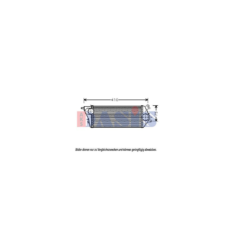 AKS Dasis 057011N Intercooler For Mini Hatchback (R50, R53) | Duco Car Parts UK
