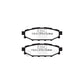 EBC PDKR820 Subaru Toyota Ultimax Rear Brake Pad & Plain Disc Kit - Akebono Caliper 2 | Duco Car Parts UK Car Parts