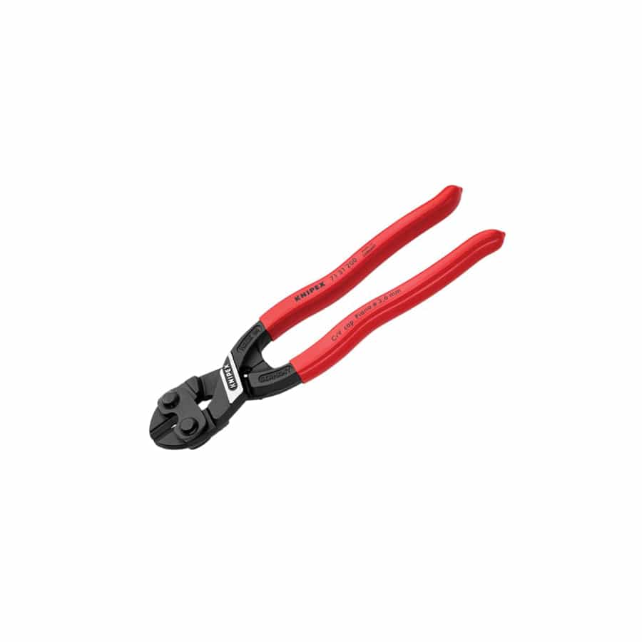 Knipex KPX7131200 CoBolt® Recess Compact Bolt Cutters PVC Grip 200mm (8in) | Duco Car Parts UK