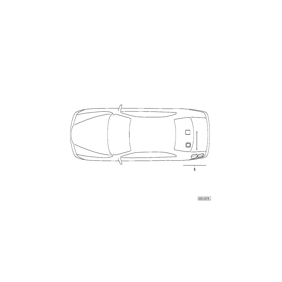 Genuine BMW 65128384680 E39 Base Support System (Inc. 525tds, 540iP & 530d) | Duco Car Parts UK Car Parts