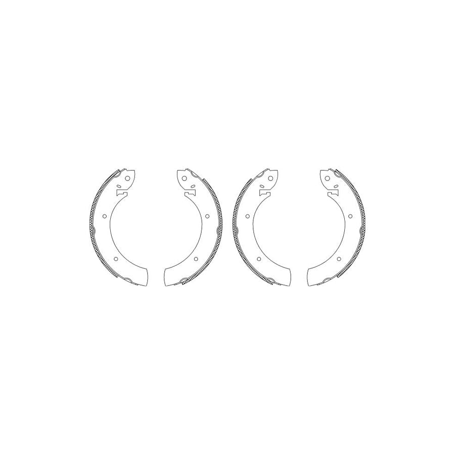 Hella 8DB 355 003-251 Brake Set, Drum Brakes