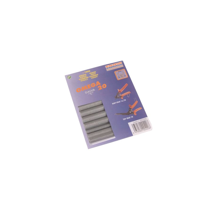 Edma EDM0420 Galvanised Steel Hog Ring Omega 20 (1000) | Duco Car Parts UK