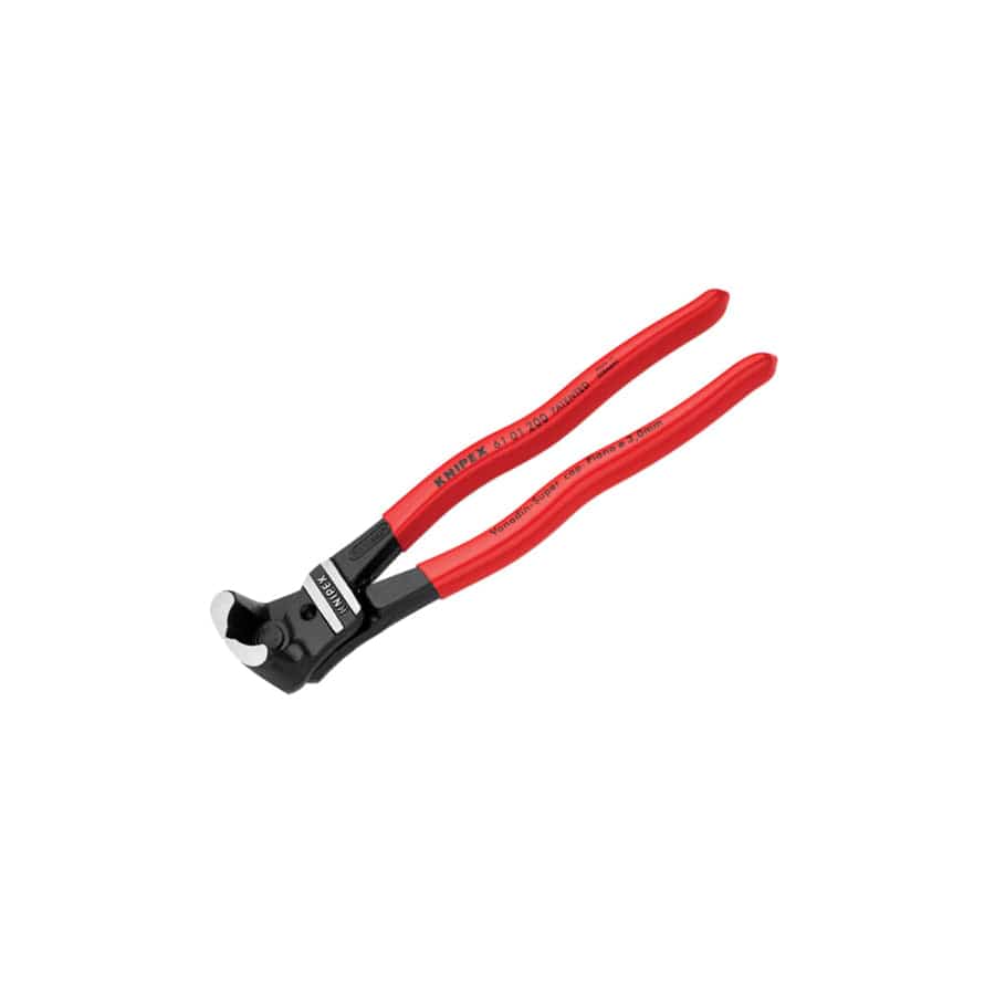 Knipex KPX6101200 Bolt End Cutting 85° Nipper PVC Grip 200mm (8in) | Duco Car Parts UK