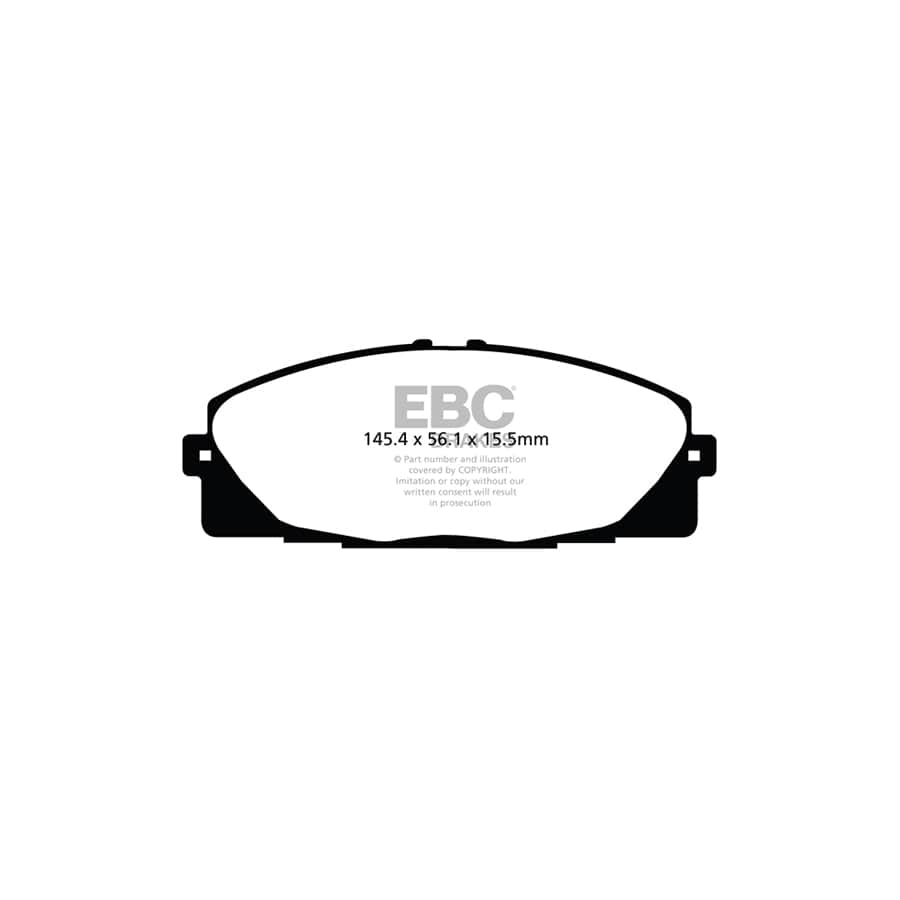 EBC PDKF2321 Toyota Hi-Ace (Power Van) Ultimax Front Brake Pad & Plain Disc Kit 2 | Duco Car Parts UK Car Parts