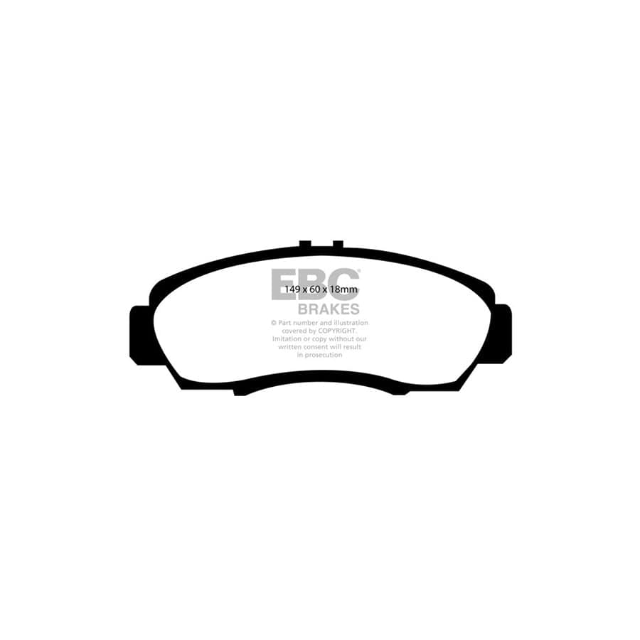 EBC PDKF846 Honda Accord Euro R Ultimax Front Brake Pad & Plain Disc Kit - Akebono Caliper 2 | Duco Car Parts UK Car Parts
