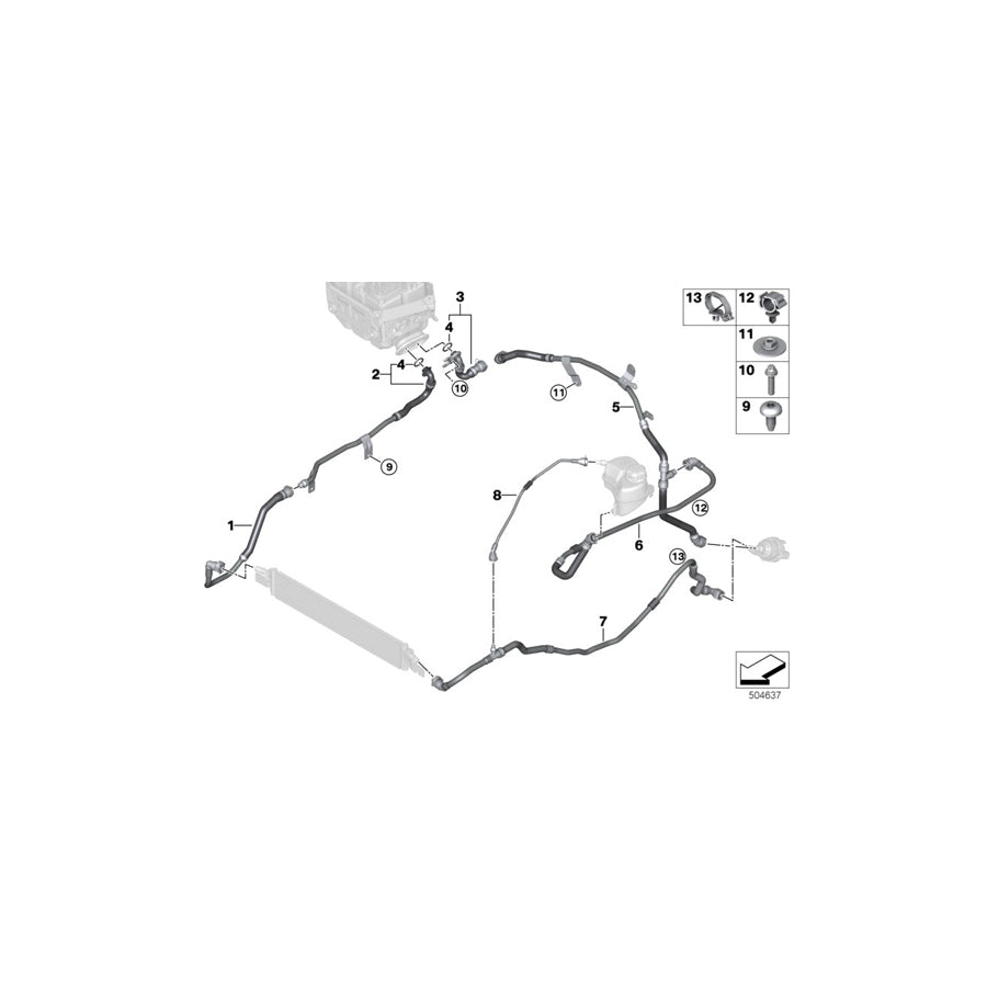 Genuine BMW 17128642529 G21 G05 G30 O-Ring 16,7X2,6 (Inc. M340i, 318d & 320dX) | Duco Car Parts UK