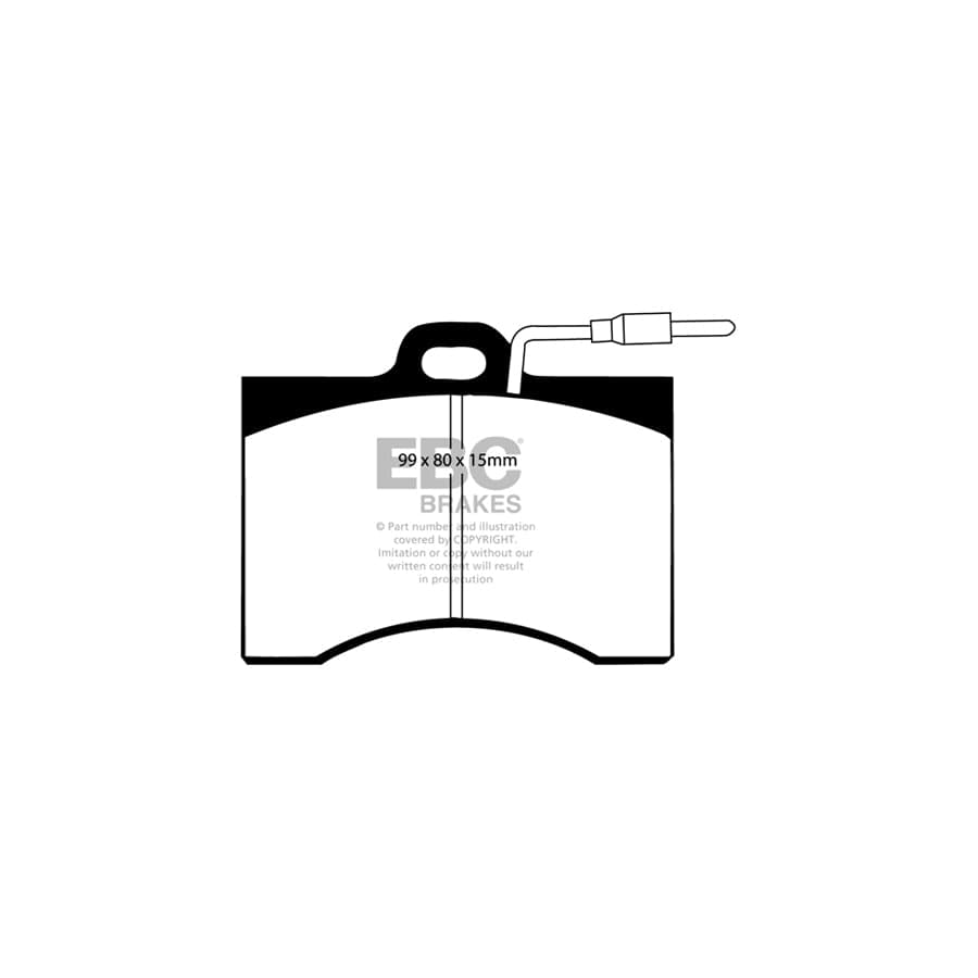 EBC PDKF495 Citroen CX Ultimax Front Brake Pad & Plain Disc Kit - Citroen Caliper 2 | Duco Car Parts UK Car Parts