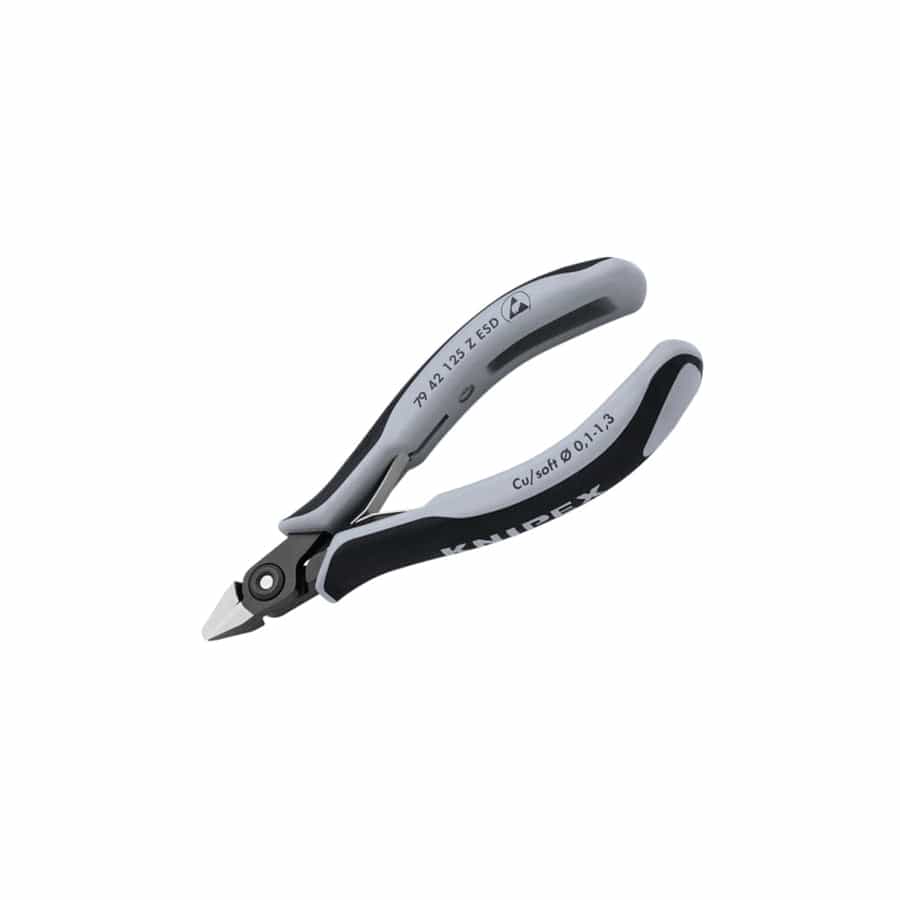 Knipex KPX7942125ES ESD Precision Electronics Side Cutters 125mm | Duco Car Parts UK
