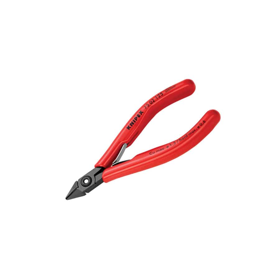 Knipex KPX7502125 Electronics Diagonal Cutter PVC Grip 125mm | Duco Car Parts UK