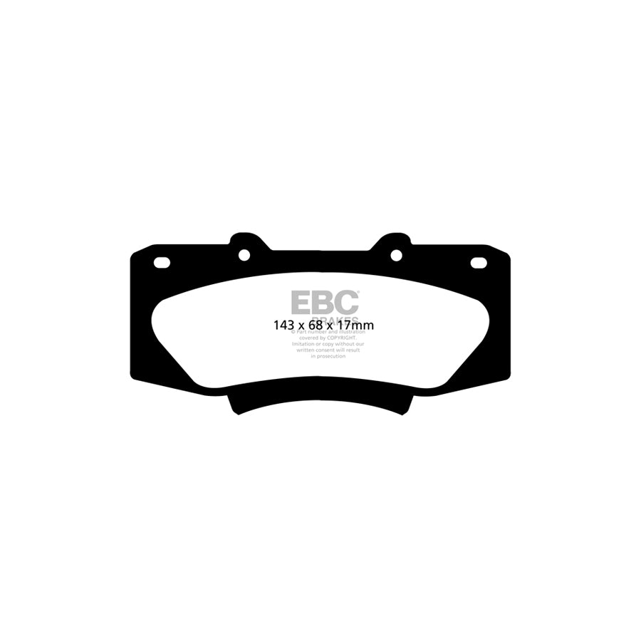 EBC DP62054 Toyota Hi-Lux Greenstuff Front Brake Pads 2 | Duco Car Parts UK Car Parts