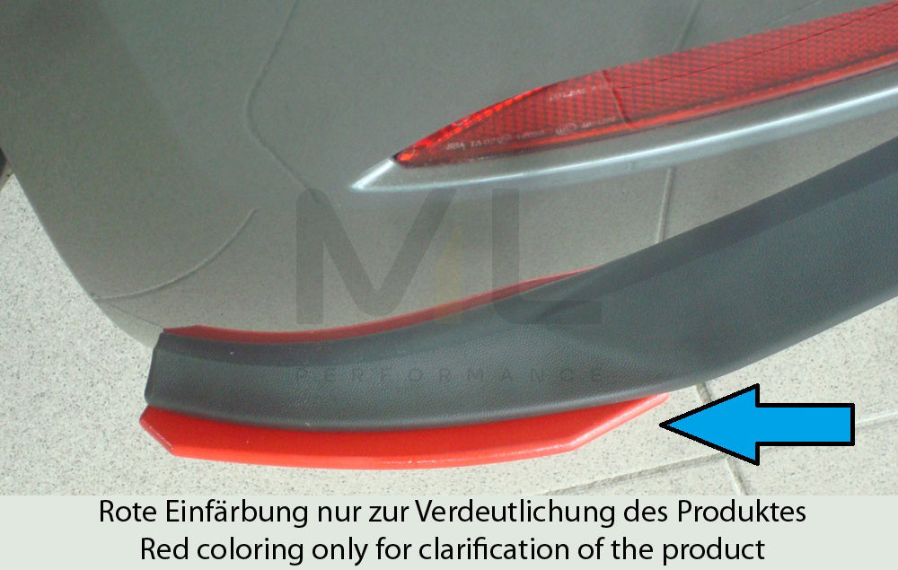 Rieger 00059595 VW Mk7 Golf Rear Side Splitter (GTI, GTD & GTE) 1 | Duco Car Parts UK Car Parts