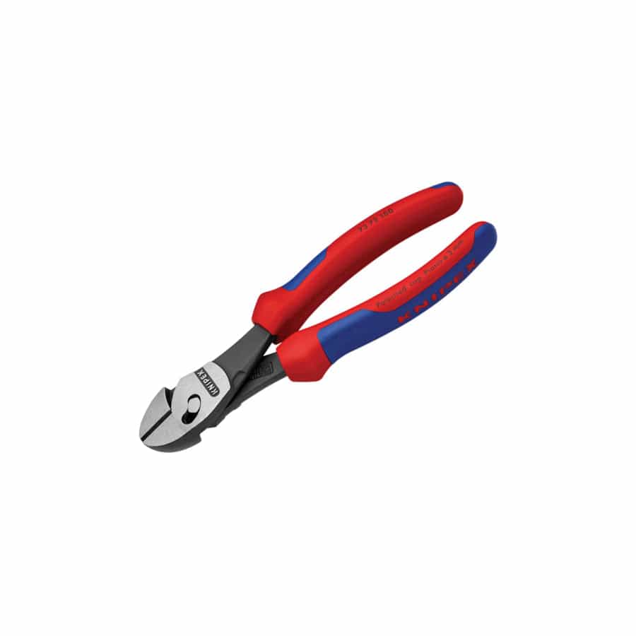 Knipex KPX7372180 TwinForce® Diagonal Cutters Multi-Component Grip 180mm | Duco Car Parts UK