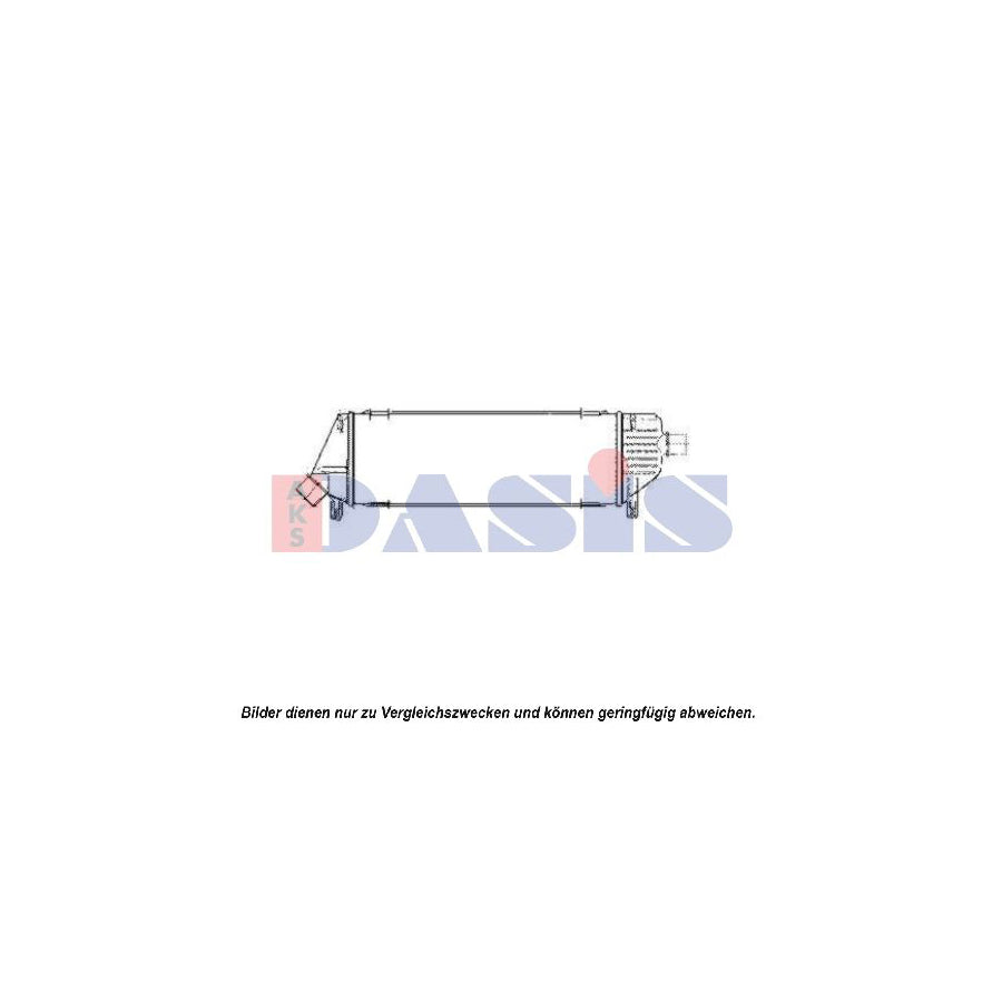 AKS Dasis 077000N Intercooler For Nissan Micra III Hatchback (K12) | Duco Car Parts UK