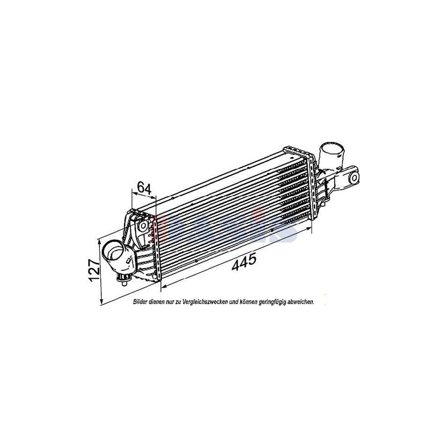 AKS Dasis 077004N Intercooler | Duco Car Parts UK