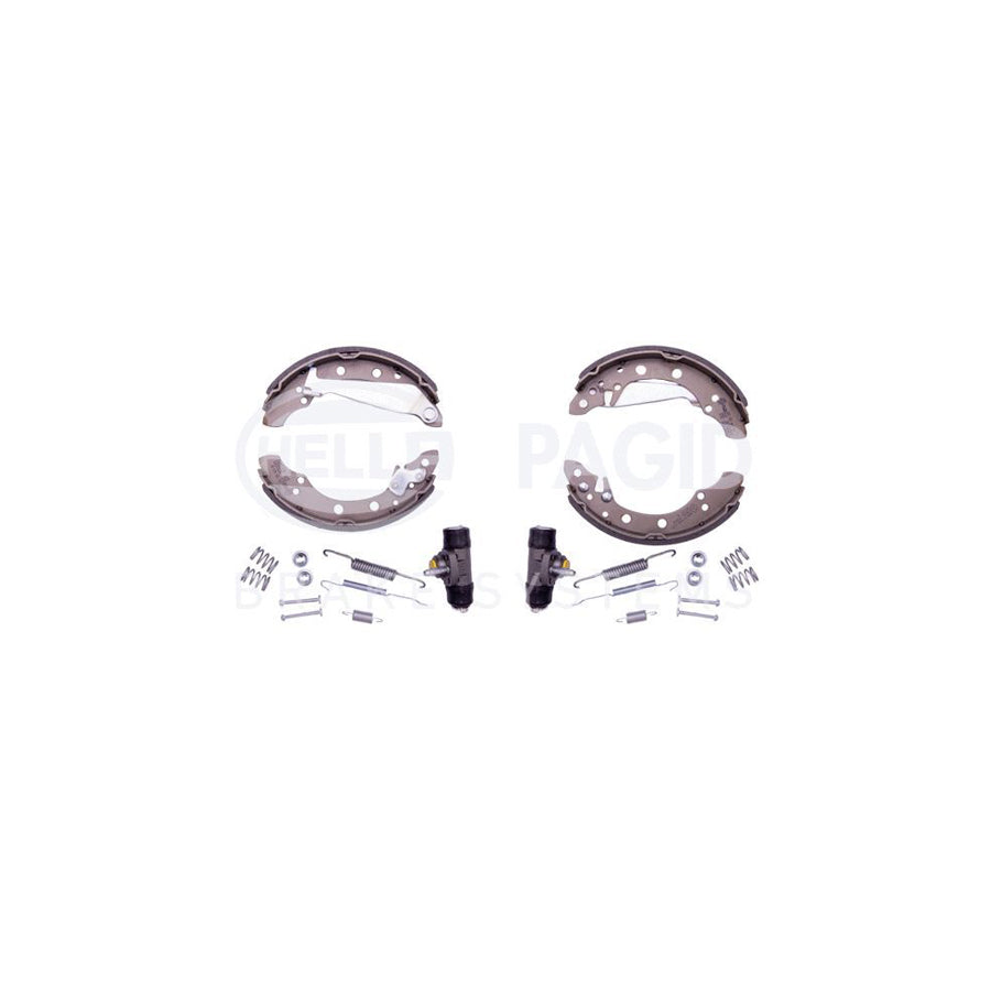 Hella 8DB 355 003-351 Brake Set, Drum Brakes For VW Polo III Classic (6V2)