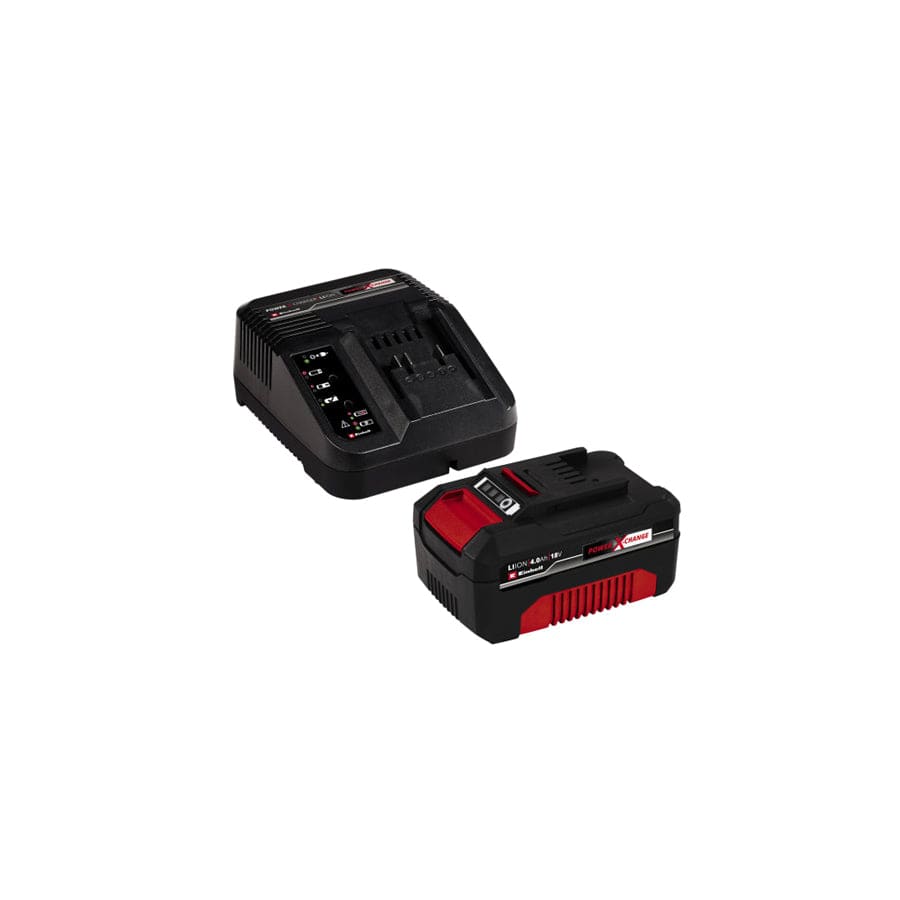 Einhell EINPXSTKIT4 Power X-Change Battery & Charger Starter Kit 18V 1 x 4.0Ah Li-ion | Duco Car Parts UK
