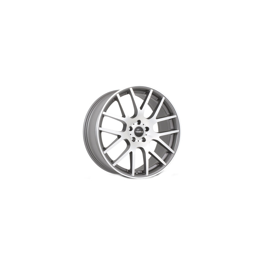 SuperMetal Trident 9x20 ET45 52043 Matt Grey Face Polished Wheel | Duco Car Parts UK Car Parts