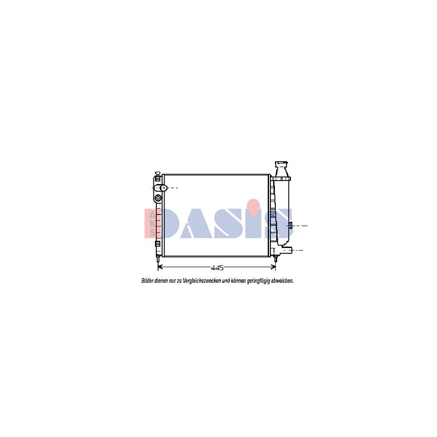 AKS Dasis 077012N Intercooler For Nissan X-Trail (T31) | Duco Car Parts UK