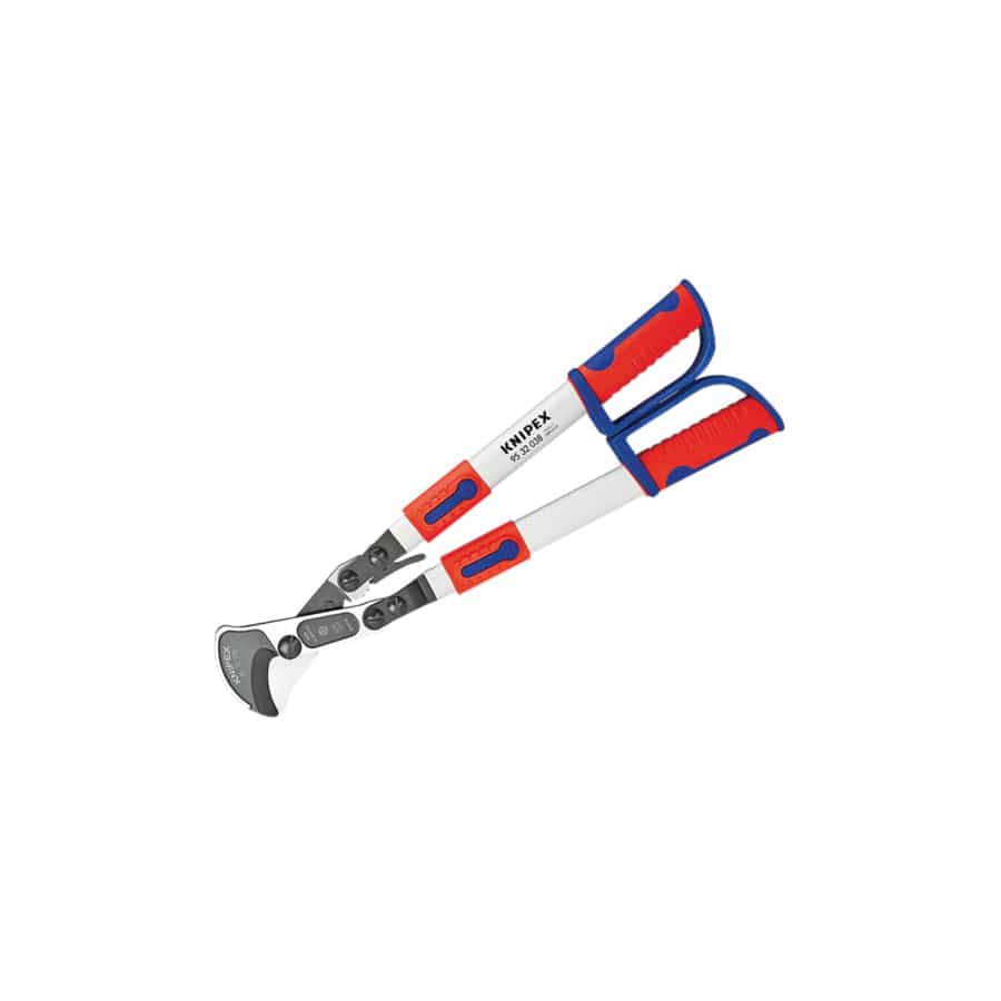 Knipex KPX9532038 Ratchet Cable Cutters with Telescopic Handles 570-770mm | Duco Car Parts UK
