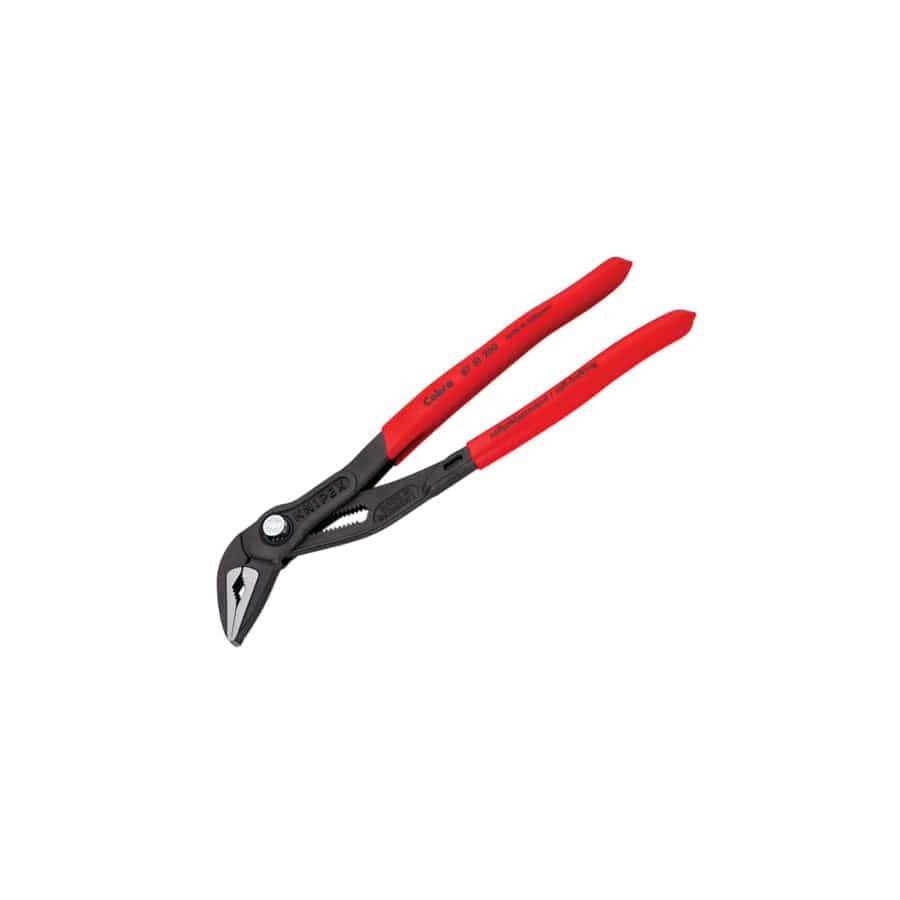 Knipex KPX8751250 Cobra® ES Extra Slim Water Pump Pliers PVC Grip 250mm | Duco Car Parts UK