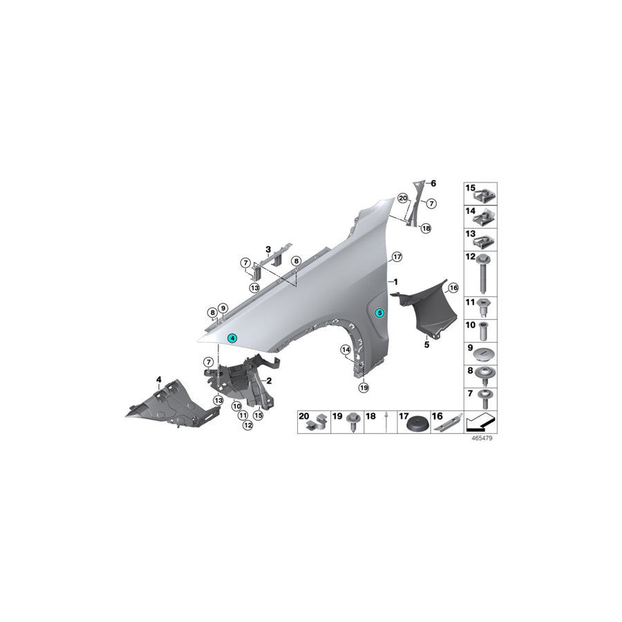 Genuine BMW 51657337095 Reinforcement Left (Inc. X5 M50dX, X5 35dX & X5 50iX) | Duco Car Parts UK