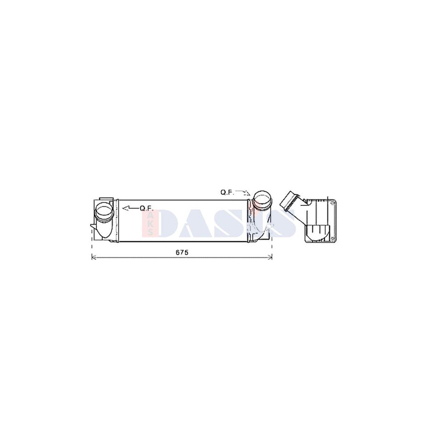 AKS Dasis 057032N Intercooler For BMW X3 (F25) | Duco Car Parts UK