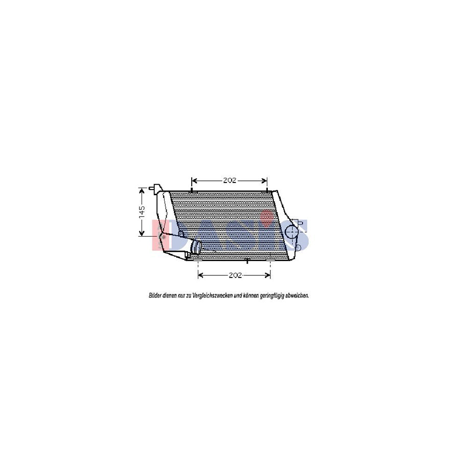 AKS Dasis 487015N Intercooler For Audi A8 D3 (4E2, 4E8) | Duco Car Parts UK