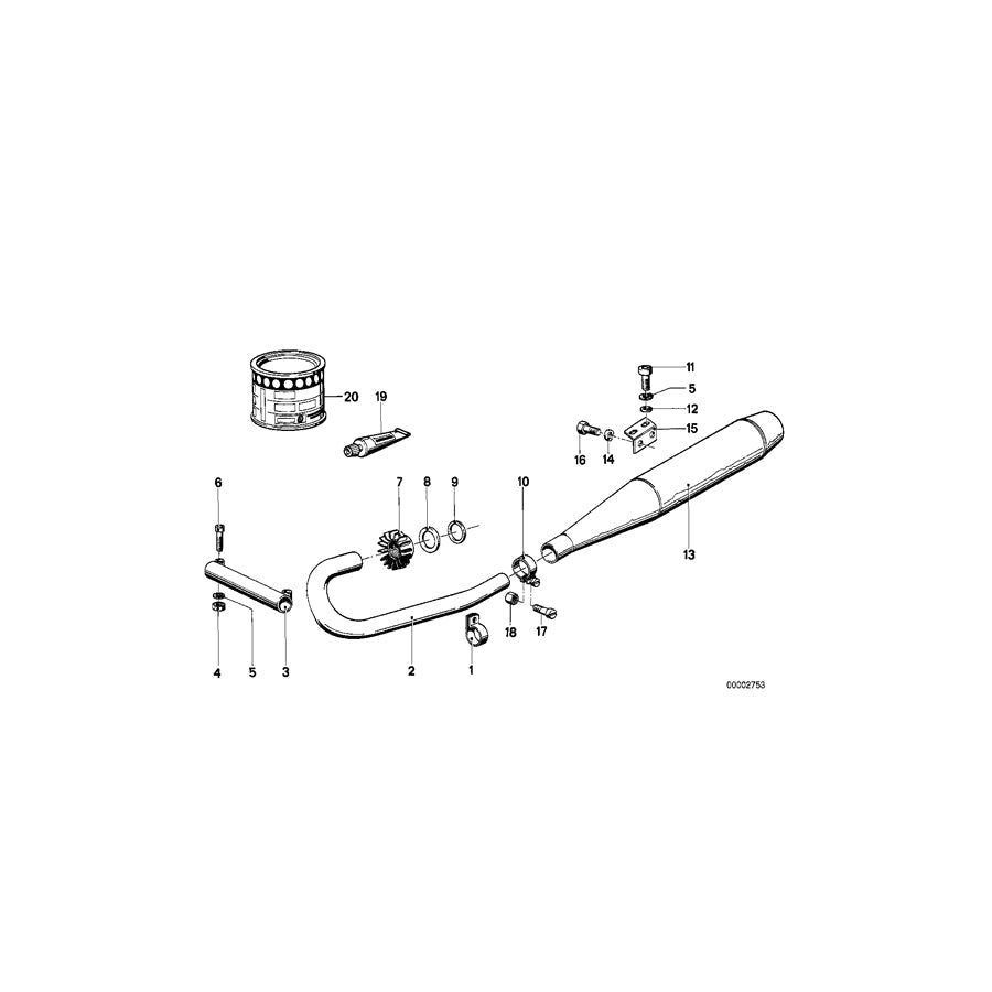 Genuine BMW 18211234448 Compression Ring | Duco Car Parts UK