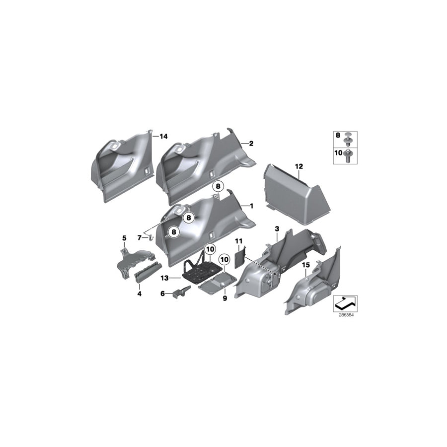 Genuine BMW 51717276422 F10 Battery Tray (Inc. Hybrid 5) | Duco Car Parts UK