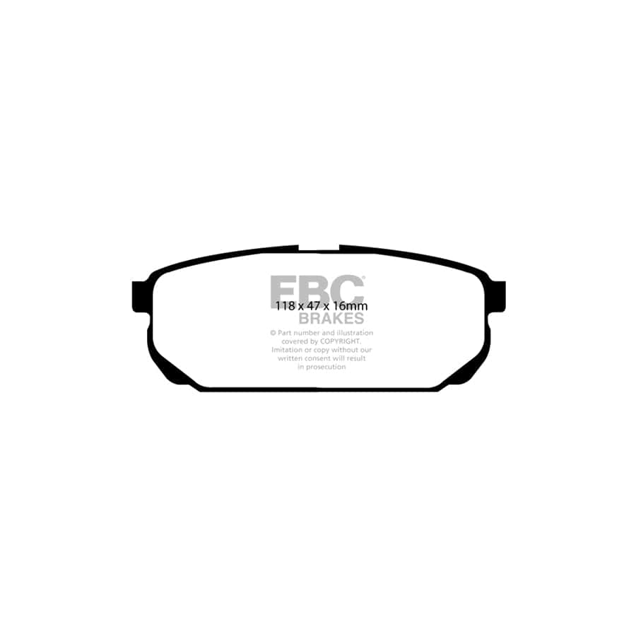 EBC PDKR479 Kia Sorento Ultimax Rear Brake Pad & Plain Disc Kit 2 | Duco Car Parts UK Car Parts