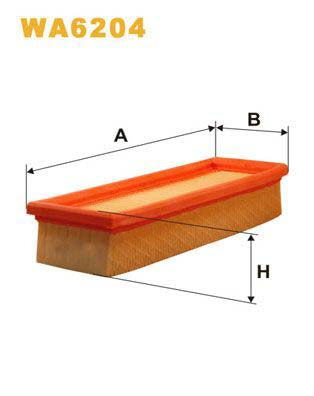 WIX Filters WA6204 Air Filter