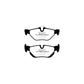EBC PDKR113 BMW Ultimax Rear Brake Pad & Plain Disc Kit - ATE Caliper 2 | Duco Car Parts UK Car Parts