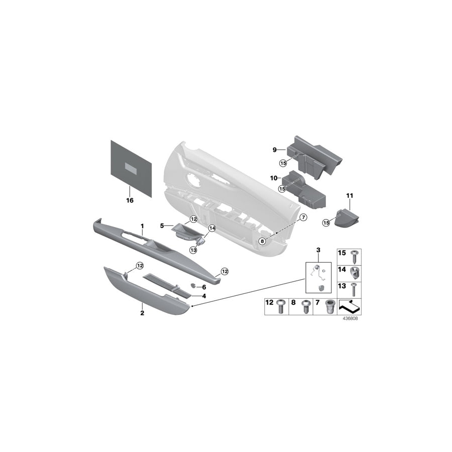 Genuine BMW 51717198293 E89 Crash Pad, Left (Inc. Z4 28i, Z4 20i & Z4 35is) | Duco Car Parts UK