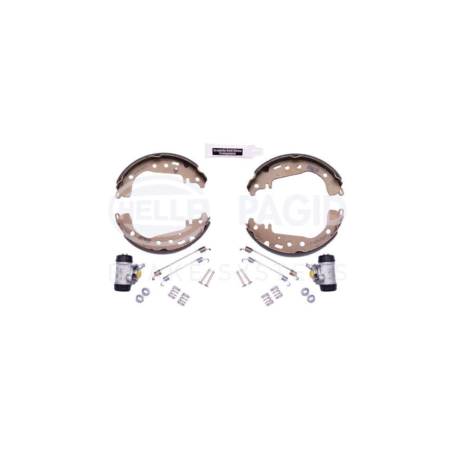 Hella 8DB 355 003-471 Brake Set, Drum Brakes For Toyota Yaris I Hatchback (P1)