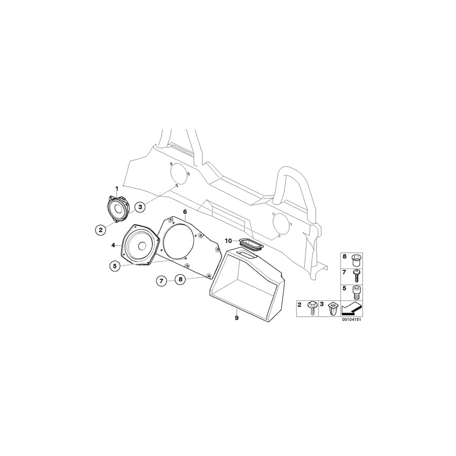 Genuine BMW 65126915850 E85 E86 Covering Plate Right (Inc. Z4 2.5i, Z4 3.0i & Z4 2.2i) | Duco Car Parts UK Car Parts