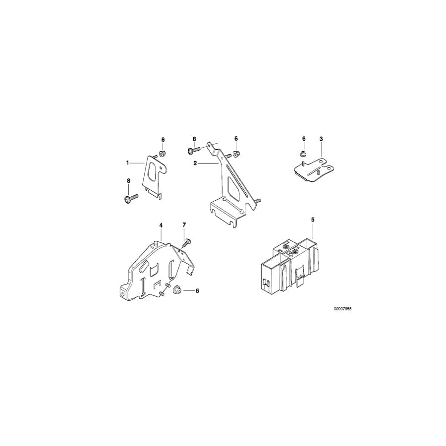 Genuine BMW 61138352967 E38 Bracket Control Unit Pdc (Inc. 728i, 750iLS & L7) | Duco Car Parts UK Car Parts