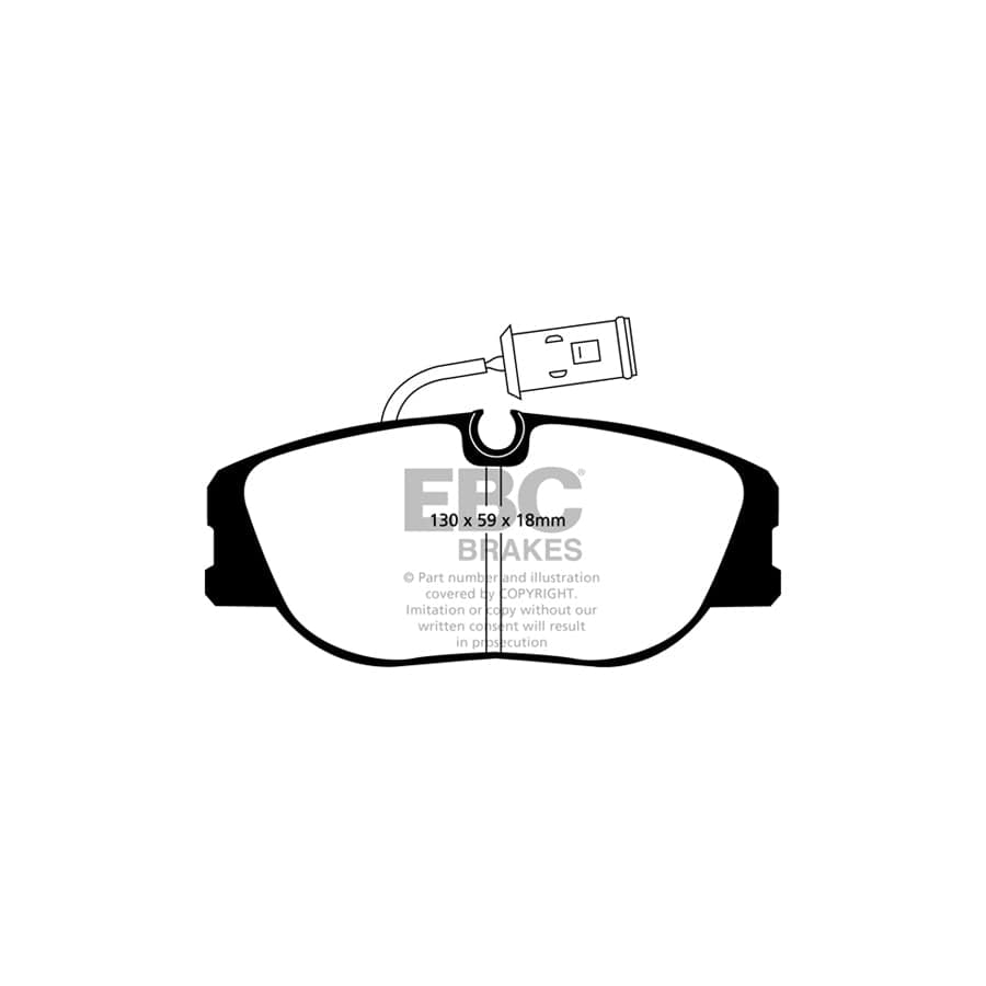EBC PD40K1024 Lancia Delta Ultimax Pad & Plain Disc Kit - Girling/TRW Caliper 2 | Duco Car Parts UK Car Parts