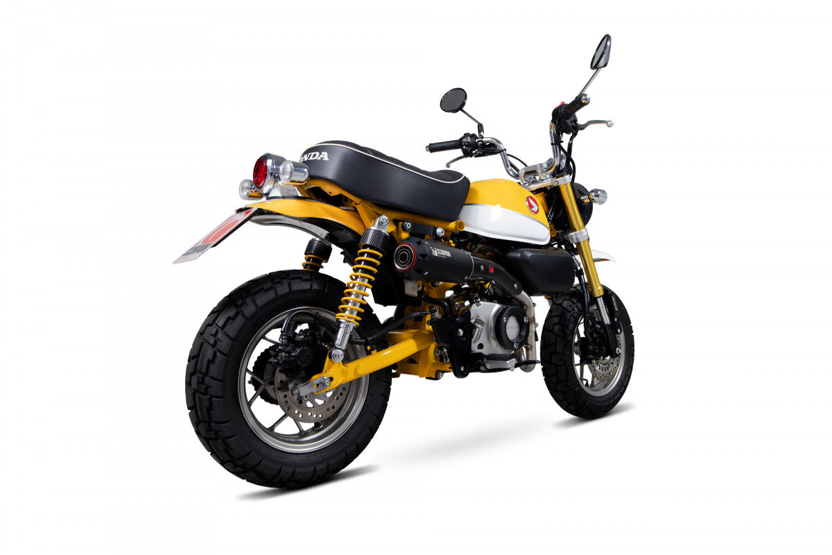 Scorpion PHA193SYSBCER Honda Monkey Red Power Full System - Black Ceramic Coated Sleeve | Duco Car Parts UK UK