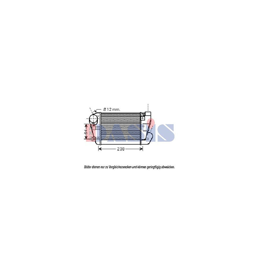AKS Dasis 487023N Intercooler For Audi A4 | Duco Car Parts UK
