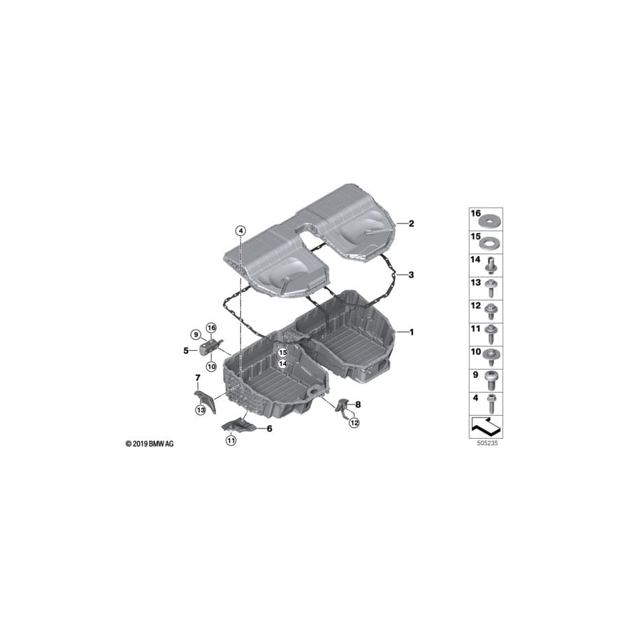Genuine BMW 61258687787 G20 Left Bracket (Inc.  & 330e) | Duco Car Parts UK Car Parts