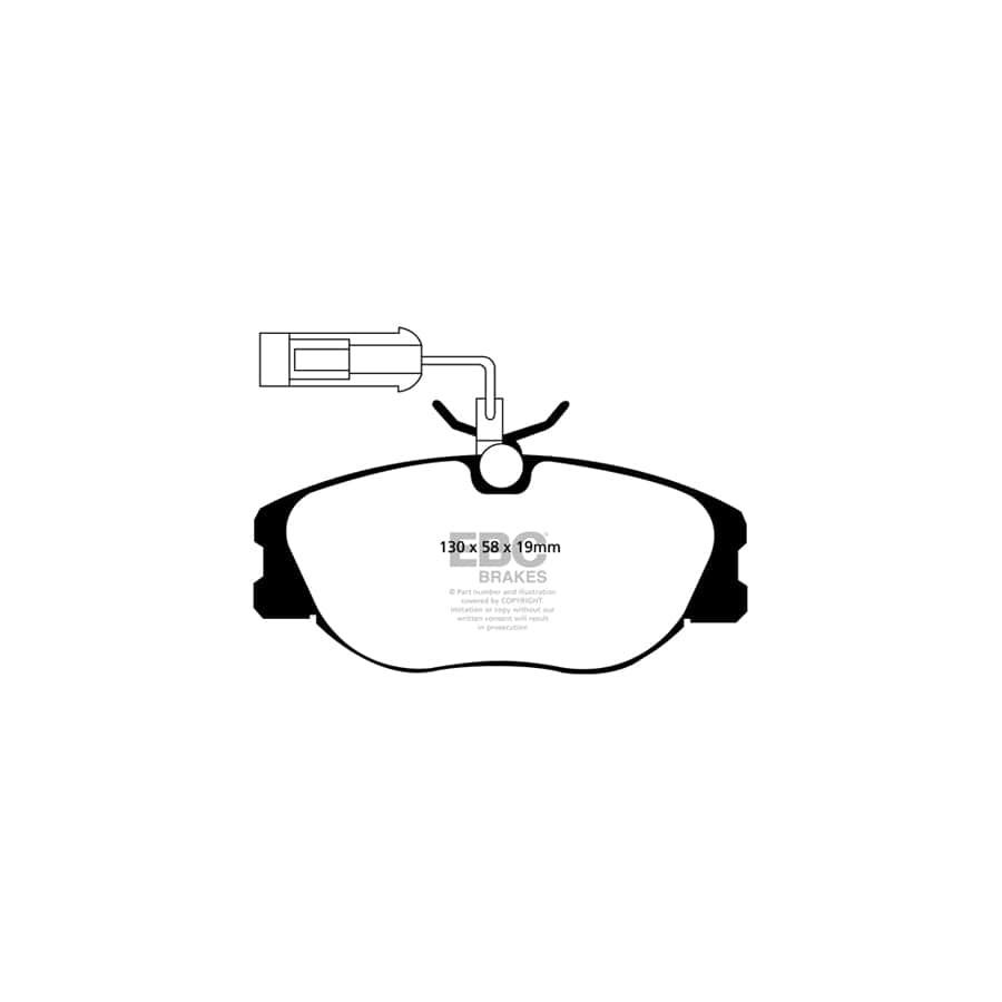 EBC PD40K1023 Lancia Delta Ultimax Pad & Plain Disc Kit - Bendix Caliper 2 | Duco Car Parts UK Car Parts