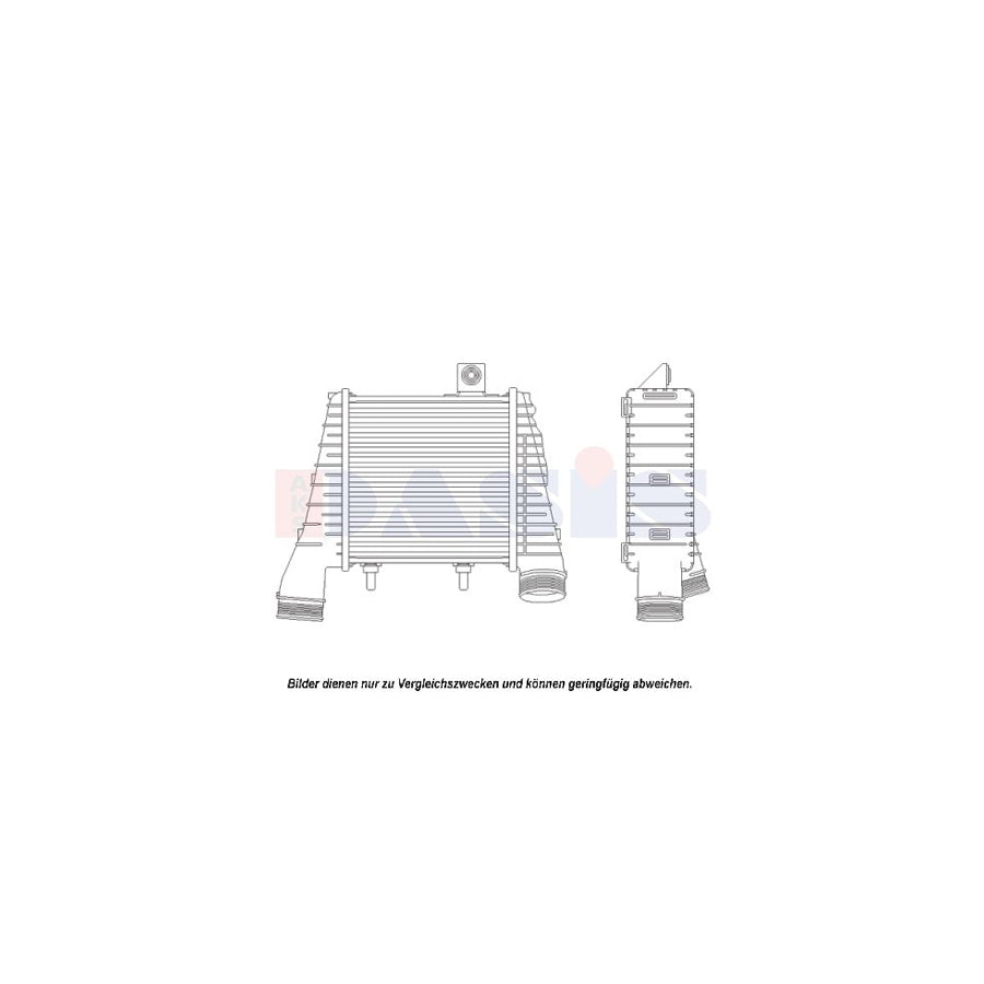 AKS Dasis 487035N Intercooler For Audi A8 D4 (4H2, 4H8, 4Hc, 4Hl) | Duco Car Parts UK