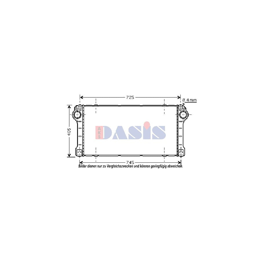 AKS Dasis 217004N Intercooler | Duco Car Parts UK