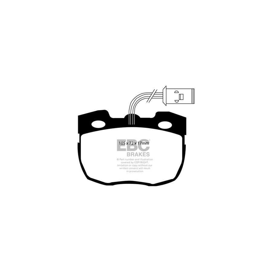 EBC PD13KF407 Land Rover Yellowstuff Front Brake Pad & GD Disc Kit - Lockheed Caliper (Inc. Discovery 1 & Range Rover) 2 | Duco Car Parts UK Car Parts